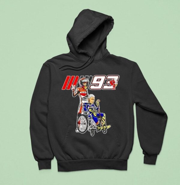 Marc Marquez And Valentino Rossi Motogp Hoodie