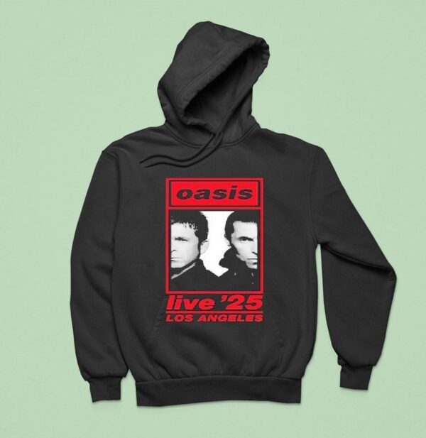 Oasis Live Los Angeles Rose Bowl Stadium Photo Hoodie