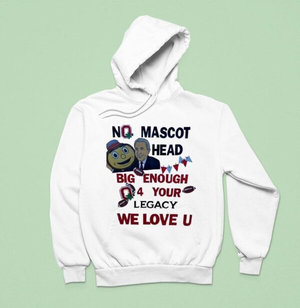Ohio State Buckeyes Thank You Lee Corso No Mascot Head Big Enough Your Legacy We Love U Hoodie