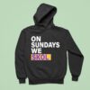 On Sundays We Skol Jj Mccarthy Minnesota Vikings Hoodie