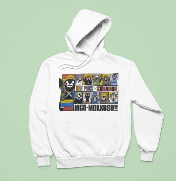 One Piece X Kumamon Higo Mokkosu Hoodie