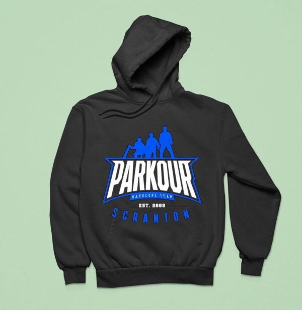 Parkour Hardcore Team Scranton Est Hoodie