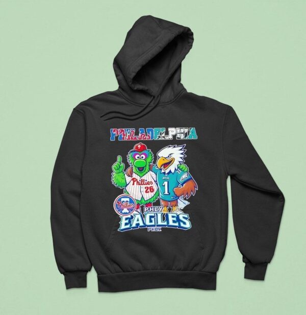 Philadelphia Phillies And Philadelphia Eagles Masco Hoodie