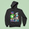 Philadelphia Phillies And Philadelphia Eagles Mascot Philadelphia City Skyline Hoodie