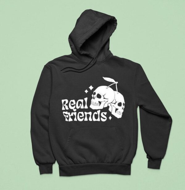 Real Friends Cherry Skull Hoodie