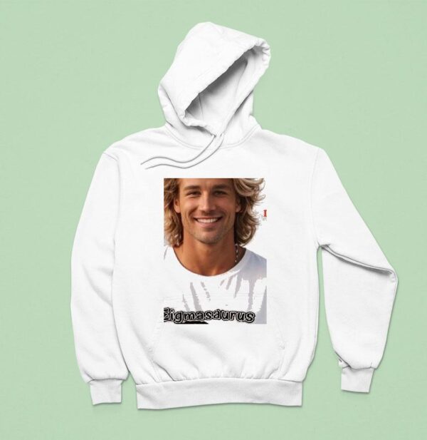 Sigmasaurus T Rex Dinosaur Meme Hoodie