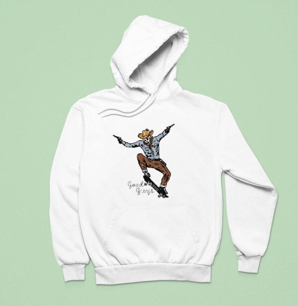 Skeleton Skateboarding Good Guys Hoodie