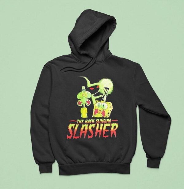 Squidward Tentacles And Squarepants The Hash Slinging Slasher Hoodie