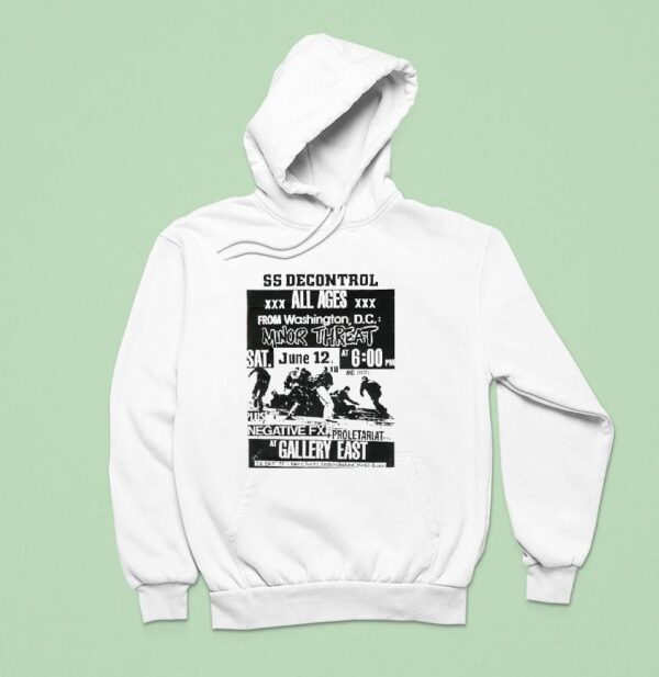 Ss Decontrol All Ages From Washington Dc Minor Threa Hoodie