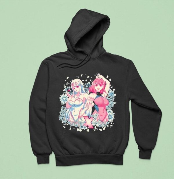 Summer Blades X Waifu Anime Hoodie