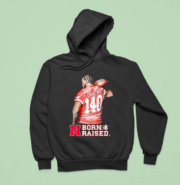 Terence Crawford Nebraska Cornhuskers Born Raised Hoodie