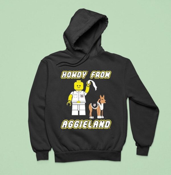 Texas Am Aggies Howdy From Aggieland Lego Hoodie