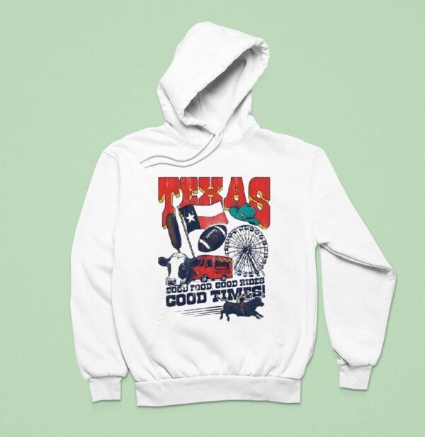 Texas Oatmeal Good Food Good Rides Good Times Hoodie