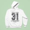 Thank You Charlie Kirk A True Patriot Signature Hoodie