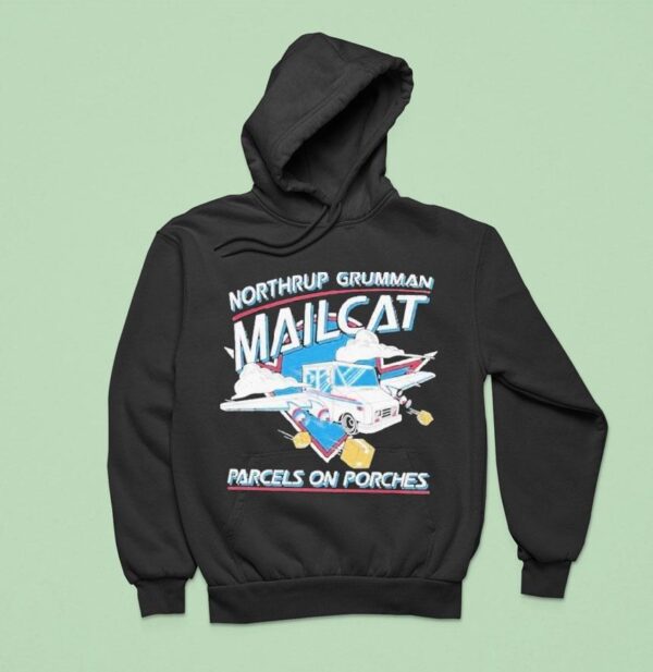 The Fat Electrician Northrup Grumman Mailcat Parcels On Porches Hoodie