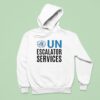 Un Escalator Services Logo Hoodie