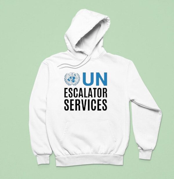 Un Escalator Services Logo Hoodie