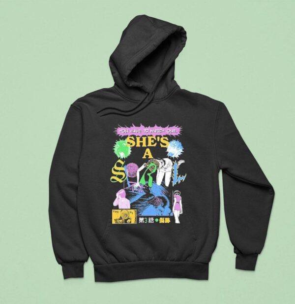 Uzumaki She S A Spiral You Have To Watch Ou Hoodie