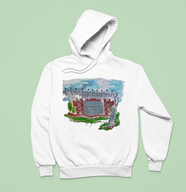 Watercolor Stadium The University Of Alabama Hoodie