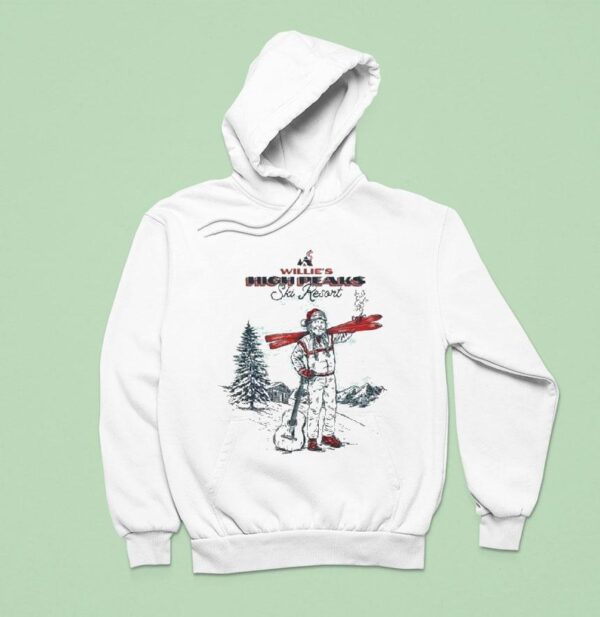 Willie Nelson Willie S High Peaks Ski Resort Winter Hoodie