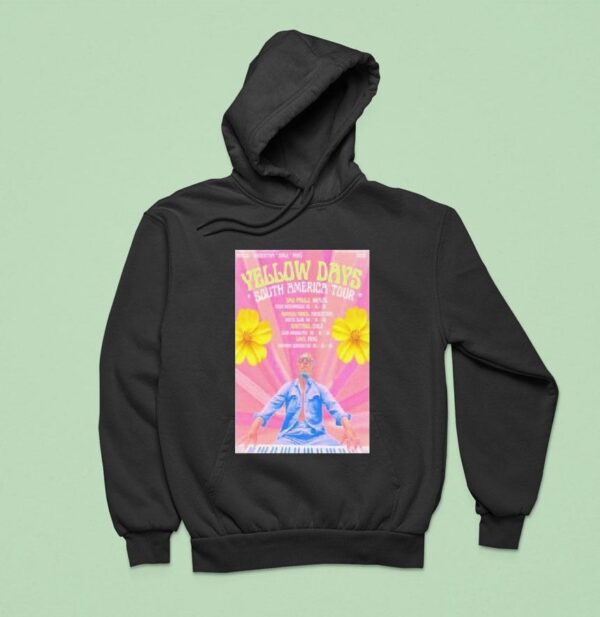 Yellow Days South America Tour October Dates Hoodie