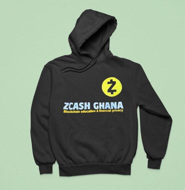 Zcash Ghana Blockchain Education And Financial Privacy Hoodie