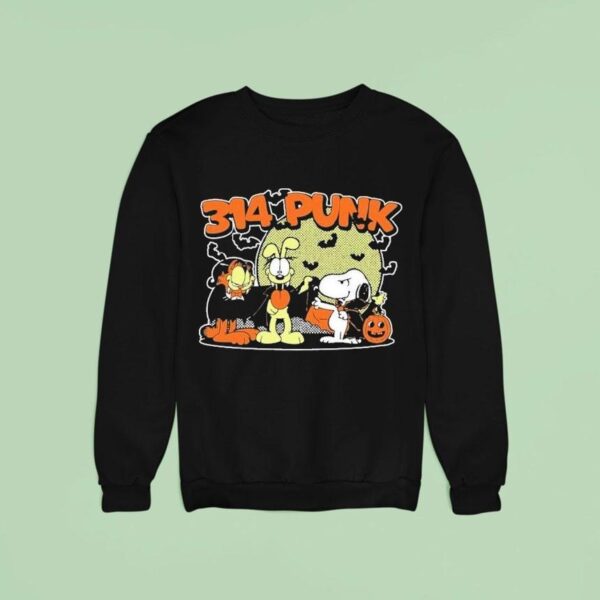 Punk Snoopy Halloween Sweatshirt