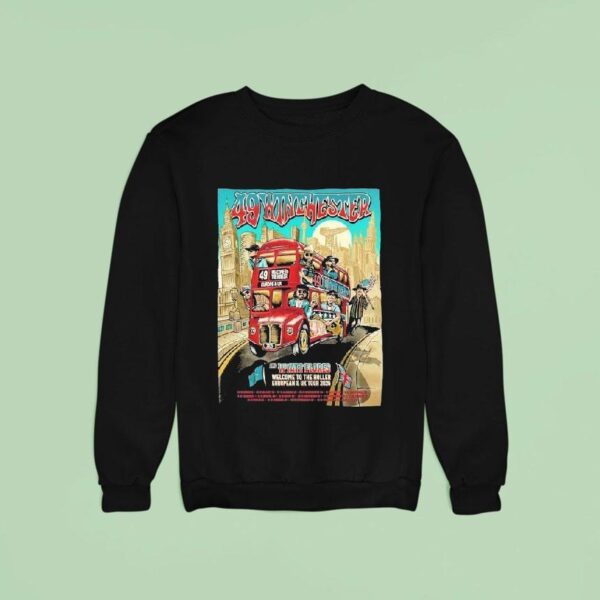 Winchester And Wyatt Flores Welcome To The Holler European And Uk Tour Aec Routemaster Sweatshirt