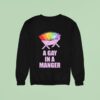 A Gay In A Manger Christmas Sweatshirt