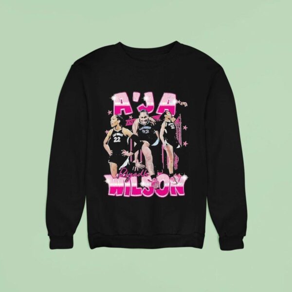 A Ja Riyadh Wilson Las Vegas Aces Basketball Sweatshirt