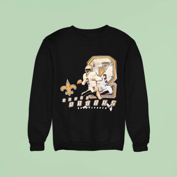 Aaron Brooks Quarterback New Orleans Saints Football Sweatshirt