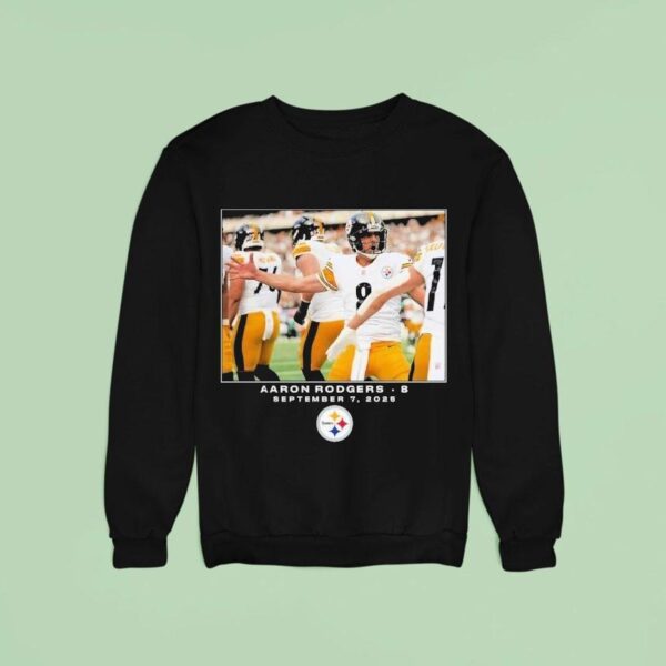 Aaron Rodgers Pittsburgh Slers Nfl Flash Features Week September Sweatshirt