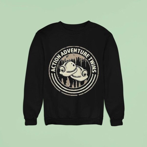 Action Adventure Twins Logo Sweatshirt
