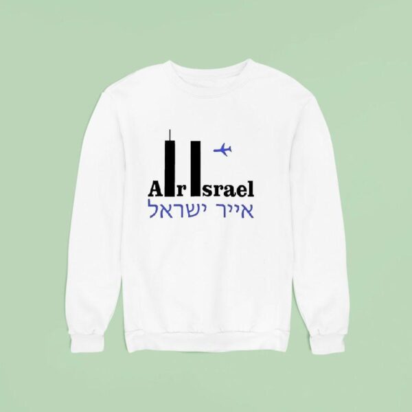 Air Israel As Twin Towers Sweatshirt