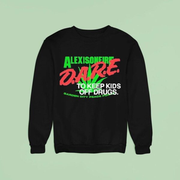 Alexisonfire Dare To Keep Kids Off Drugs Garden City Peace Punks Sweatshirt