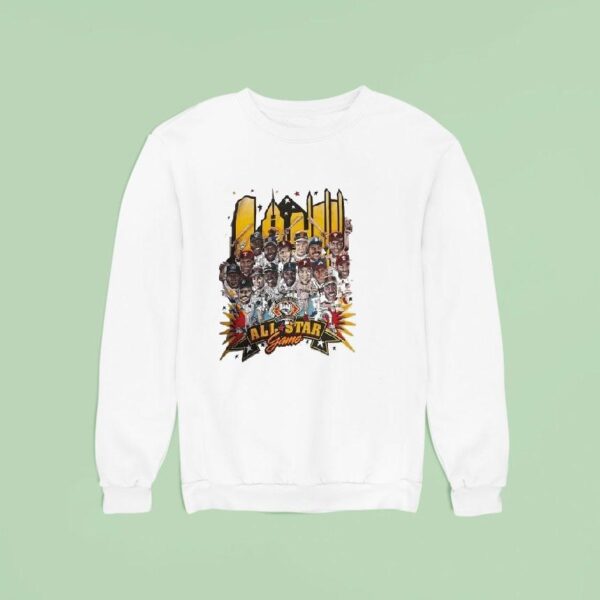 All Star Major League Baseball Mlb With All Baseball Team Vintage Sweatshirt