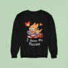 Alphys Reading Book I Hoard My Passions Sweatshirt