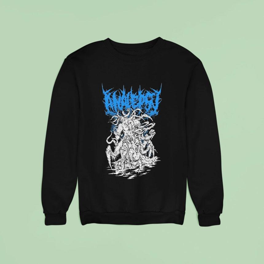 Analepsy A Curse Till The End Of Times Condemned For Eternity Sweatshirt Analepsy A Curse Till The End Of Times Condemned For Eternity Sweatshirt