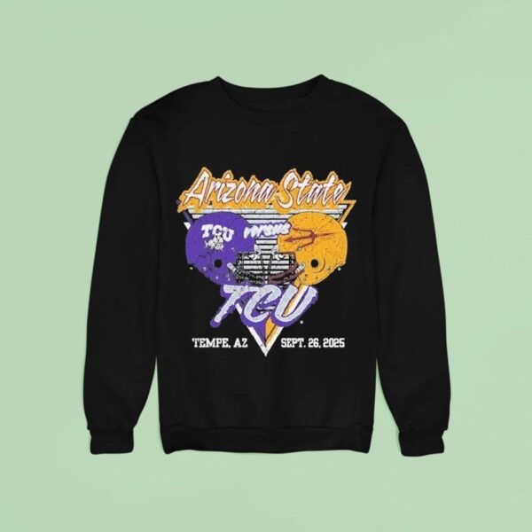 Arizona State Sun Devils Vs Tcu Horned Frogs Gameday Tempe Az Sept Sweatshirt
