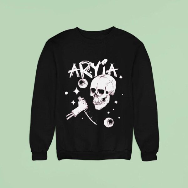 Aryia Skull Knife Sweatshirt