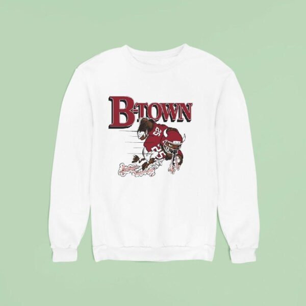 B Town Indiana Hoosiers Mascot Football Sweatshirt