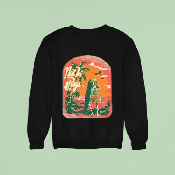 Beach Vacation Notingregz Skeleton Sweatshirt