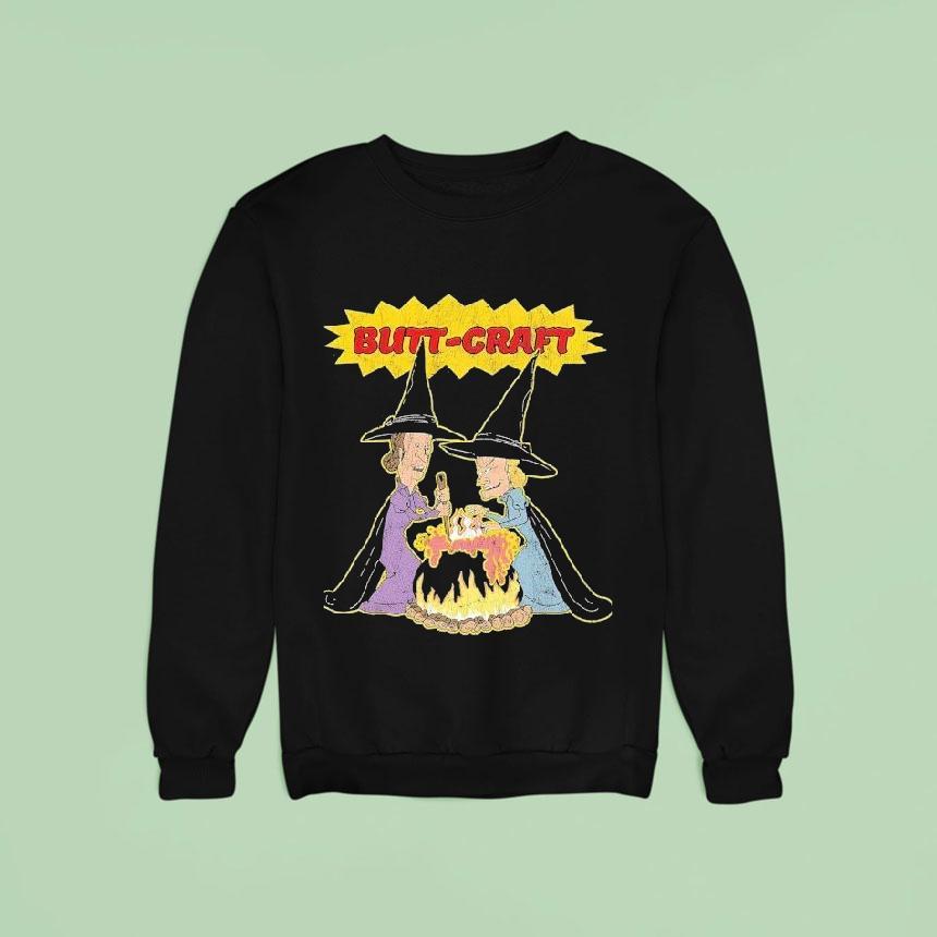 Beavis And Butthead Butt Craft Halloween Sweatshirt Beavis And Butthead Butt Craft Halloween Sweatshirt