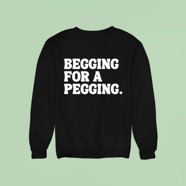 Begging For A Pegging Sweatshirt