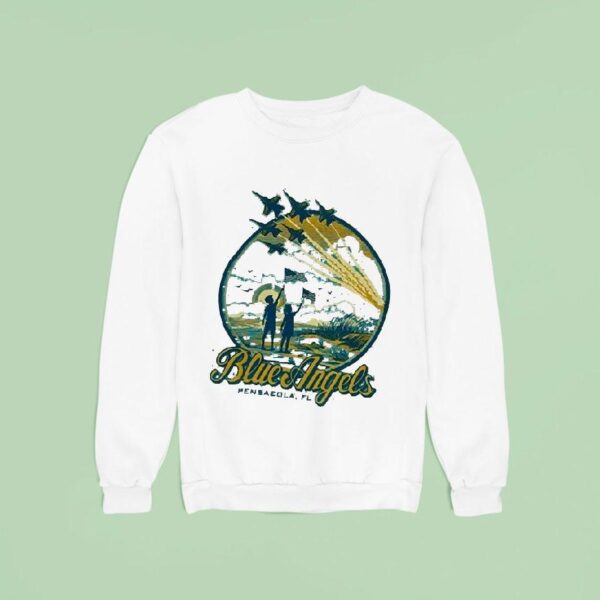 Blue Angels Beach Buzz Pensacola Fl Naval Aviation Museum Sweatshirt