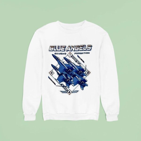 Blue Angels Diamond Formation Naval Aviation Museum Sweatshirt