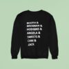 Booth And Brennan And Hodgins And Angela And Sweets And Cam And Zack Sweatshirt