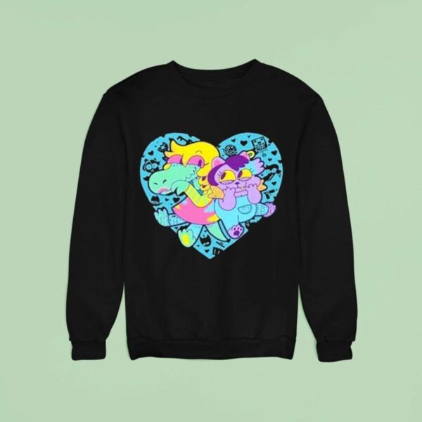 Bratty And Catty Hear Sweatshirt