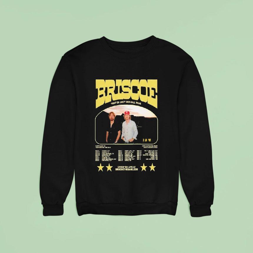 Briscoe Heat Of July Fall Tour Catch Em Live Sweatshirt Briscoe Heat Of July Fall Tour Catch Em Live Sweatshirt