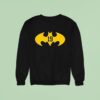Bryce Underwood Michigan Wolverines Batman Logo Number Sweatshirt